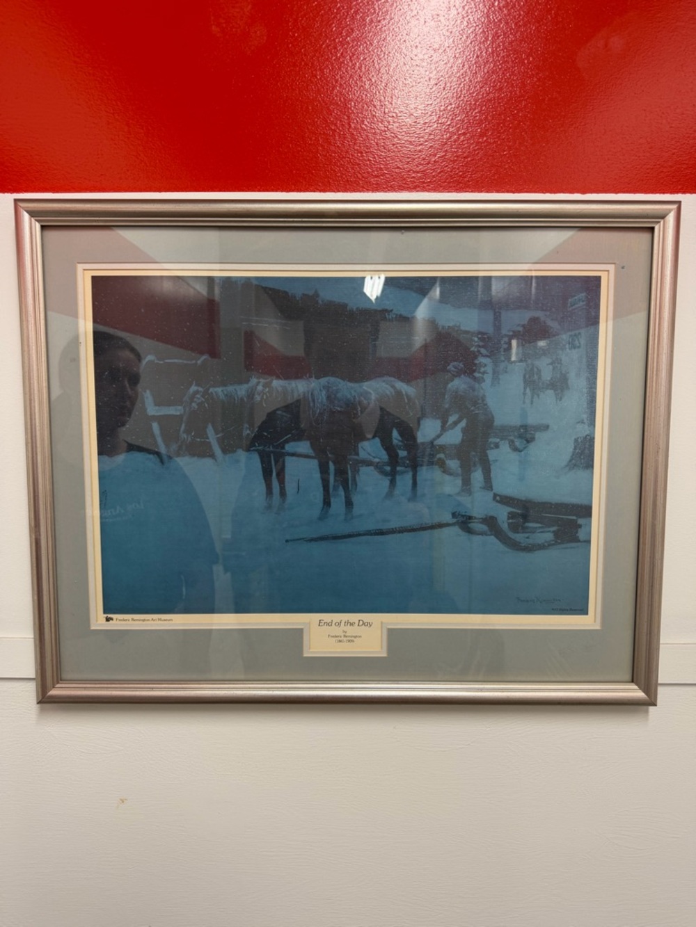 The End of The Day Framed Print by Frederick Remington Wall Art
